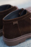 看步（CAMPER）男鞋Junction冬季新款复古低帮圆头户外短靴休闲百搭时装靴 棕色002 44 晒单实拍图