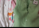 舒贝怡婴儿衣服新生儿连体衣满月宝宝哈衣春款周岁男女童爬爬服黄59CM 实拍图