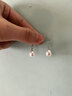 苏十六925银复古水滴仿珍珠耳坠高级感气质耳环女士耳饰生日礼物送老婆 珍珠耳环一对-8mm 实拍图