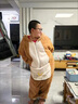 姿妍梦秋冬季珊瑚绒连体睡衣情侣加厚加绒男士拉链款卡通青年宽松家居服 WX8852#连体 M (160) 单套-女款 实拍图