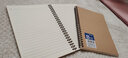 得力（deli）牛皮笔记本线圈本螺旋本事加厚简约大学生活页本软皮练习本日记本 牛皮纸 A5/60张（2本） 实拍图