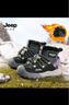 JEEP吉普男童雪地靴防滑冬季2025新款高帮儿童棉鞋象牙白/曜石黑28 实拍图
