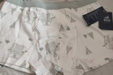 蘑菇兔胖男童内裤宽松中大童平角短裤男孩四角内裤青少年成长型内穿裤头 白色+灰绿 170 加肥适合140斤左右 实拍图