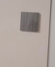 7M国际电工超薄开关插座86型钢化玻璃墙壁暗装家用双控空调五孔插 空白面板 实拍图