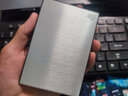 希捷（SEAGATE）移动硬盘 USB3.0 希捷铭加密硬盘1T/2T/4T/5T 2.5英寸 机械移动硬盘 拉丝金属外观 【新铭】数据恢复 硬件加密 银 1TB 实拍图
