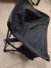 威迪瑞户外折叠椅月亮椅露营折叠椅子折叠凳便携式凳子钓鱼凳钓鱼椅装备 【福利促销】三层夹棉-大号黑色 实拍图