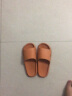 百慕倾臣 新款凉拖鞋女款夏季户外穿居家EVA舒适软底防滑浴室情侣凉鞋男士 橘红 40-41(适合39-40) 实拍图
