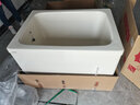 TOTO浴缸T968独立家用成人小户型进口双裙边加深迷你小浴缸(08-A) 1米 深泡浴缸 【左裙边】 实拍图