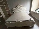 古爵 床欧式床双人床卧室家具软靠婚床实木1.8米框架高箱床 床+乳胶床垫(10cm)+床头柜*1 1.8米*2米框架结构 实拍图