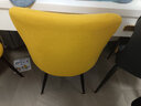 全友（QUANU）家居现代简约餐桌椅小户型家用客厅休闲椅子靠背椅家具KS 餐椅B黄色*2 实拍图