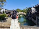 罗蒙儿童汉服春秋季女童唐装中国风女孩古装毕业演出服 敦煌橘 170 实拍图