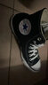 匡威（Converse）官方All Star经典帆布男女高帮休闲运动鞋黑色101010 101010/黑色 39 实拍图