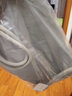 布简单时尚简约束口袋抽绳双肩包男女通用户外旅行背包折叠运动健身包 灰色（大号） 实拍图