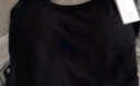 FitonTon吊带背心女带胸垫打底衫纯色内搭可外穿文胸一体抹胸内衣夏黑色 晒单实拍图
