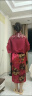 北极绒（Bejirog）酒红色婚礼喜妈妈婆婆礼服旗袍披肩保暖春秋冬季带袖斗篷外套外搭 酒红色(春秋款161) 均码(90-175斤) 晒单实拍图