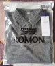 罗蒙（ROMON）长袖t恤男春季商务毛衣男士针织衫假两件休闲上衣服 灰色 3XL  实拍图