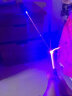 鼎錱5W超强大功率蓝光激光笔加特林镭射激光手电可充电远射防身激光灯 升级版蓝光：4电【送支架】 实拍图