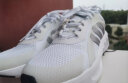 adidas「VENT CLIMACOOL清风鞋」减震防滑休闲跑步鞋男子阿迪达斯 白/银灰 42 晒单实拍图