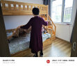 NITORI宜得利家居 家具 上下铺高低床现代简约家用卧室床双层 赛罗奥 浅棕色（梯柜款） 100/135 实拍图