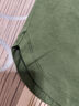 马登女装 双纱纯棉长袖t恤女圆领卫衣秋季学生基础百搭休闲打底衫 松绿色 马登工装 L 实拍图