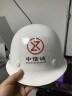 舜选 玻璃钢SHX-B1安全帽 LOGO印字定制 实拍图