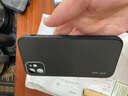 笑源 适用苹果11手机壳iphone11Pro Max保护套超薄液态硅胶玻璃不防摔全包镜头男女款 苹果11【漆木黑】 实拍图