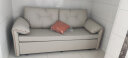 芝华仕（CHEERS）现代简约科技布多功能可伸缩沙发床小户型客厅家用芝华士6305 大三人位2.1m-米白色 优先发货（详询客服） 晒单实拍图