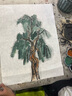 蒙玛特 国画颜料 国画工具套装 工笔画水墨画山水画 毛笔墨汁毛毡生宣初学者 24色12ML22件套资深版 含工具箱 实拍图