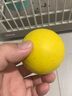 宜特（EETOYS）狗狗玩具磨牙耐咬大中小型犬实心橡胶弹力互动宠物球 【强弹力】黄色实心球 实拍图
