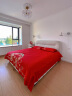 帕沙曼（pashaman）泡芙布艺床奶油风现代简约床网红卧室双人箱体床1.8米+床垫1153CF 实拍图
