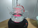 电陶炉煮茶器家用玻璃功夫茶具套装自动上水小型花茶煮茶壶养生泡茶器烧水壶 T形金把套装长方琴韵黑+抽水电陶炉黑+进水蒸茶壶 实拍图