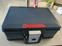 盾牌（GUARDA）官方正品防火防水保险柜办公小型车载翻盖式保险箱家用隐形便携式手提保管箱证件箱2013 钥匙锁：2013C小号-灰蓝色 实拍图