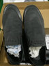 一步赢帆布鞋男士老布鞋一脚蹬男鞋懒人不系带开车休闲板鞋子 黑色8703 42 码 实拍图