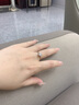 翡宇【专注品质】莫桑石铂金戒指铂金一克拉六爪仿真钻戒莫桑 PT950铂金【1克拉】 实拍图