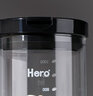 Hero 咖啡豆密封罐 玻璃瓶子储物罐 玻璃密封罐 咖啡器具 经典款1000ml 实拍图