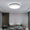 雷士（NVC）LED传统吸顶灯黑色分段调光卧室灯 现代简约客厅灯餐厅灯超薄灯具 实拍图