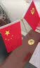 德仕通（dston）国庆桌面党旗国旗摆件 双面贡缎小红旗Y型带底座 金色底座Y型套装（配旗子） 实拍图