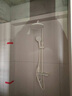 派菲娅奶油风恒温淋浴花洒套装家用沐浴全套钢琴花洒卫浴全铜龙头淋浴器 【玻璃-恒温数显】奶白圆 实拍图