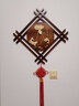 秋之阳 新中式木雕玄关装饰画客厅背景墙挂画餐厅浮雕东阳木雕挂件  五福临门对角65边长50cm 50*50CM 实拍图