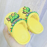 B.Duck小黄鸭童鞋男女童凉拖鞋夏季新款儿童透气休闲洞洞鞋女 954黄色 20 码内长约140mm 实拍图