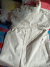 西域骆驼（VANCAMEL）三合一防风冲锋衣款男女夹克加厚保暖可拆卸登山服滑雪服运动外套 KY09S暖白/珊瑚粉-女 4XL 实拍图