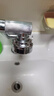 九牧王全铜体面盆水龙头冷热水器二合一洗手盆水龙头万向旋转洗脸盆 【L3冷热】铜体招财猫-银色+80cm管 实拍图