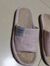始丰【透气吸汗】亚麻拖鞋男士特大码居家静音布拖鞋女室内舒适麻拖鞋 粉色【吸汗防臭】 36-37 【适合35-36码】 实拍图