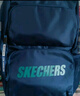 斯凯奇（Skechers）双肩包男女同款学生经典红色书包时尚大容量休闲运动旅行通勤背包 藏青色/002Z 实拍图