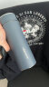 希诺316L不锈钢抗菌保温杯智能显温水杯男士高档商务办公杯子送礼品杯 灰蓝（抗菌显温） XN-5007（520ML） 晒单实拍图