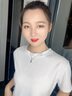 沉鱼落雁（ARFISH）蓝色莫桑钻石项链女士心中有你吊坠生日礼物送女友老婆走心实用 足银心中有你蓝色莫桑钻项链 实拍图
