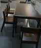 沃木 实木长凳餐凳 客厅餐椅组合简约小户型家具 红橡木 1.45米长凳【FS-1309-03】 实拍图
