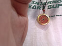 【龙虎山发货】山鬼花钱吊坠道家真品古钱币项链朱砂八卦铜钱饰品 祝福款 天干地支山鬼花钱3.5cm 实拍图