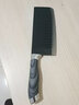 法鼎（FADING）家用黑色面菜刀切菜刀厨师刀三德刀水果刀厨具用品组合套装 阳江砍骨刀【墨绿色】 实拍图
