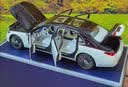 NOREV 1:18诺威尔2021款 奔驰s680迈巴赫 合金汽车模型 车模 豪华轿车 红宝石黑加白双色  辐条轮 实拍图